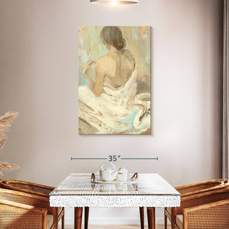 Leisha Abstract Figure Study II, 45" H x 30" W
