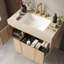 Meuble-lavabo mural simple 36 po avec surface solide 36 po-759615858