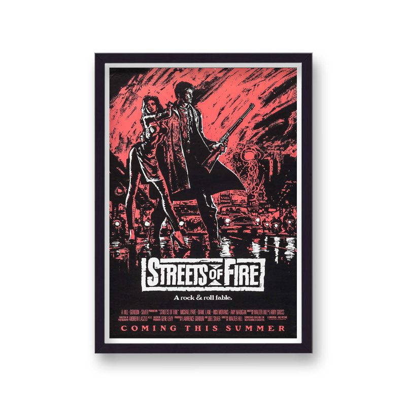 Streets Of Fire Reimagined Movie Poster - Single Picture Frame Print