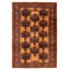 Tapis brun clair Teimani 6 pi 5 po x 9 pi 5 po