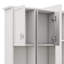 Armoire de salle de bain murale contemporaine 35 po x 28 po avec miroir, unité de rangement peu encombrante avec porte-serviettes intégré-1112573074