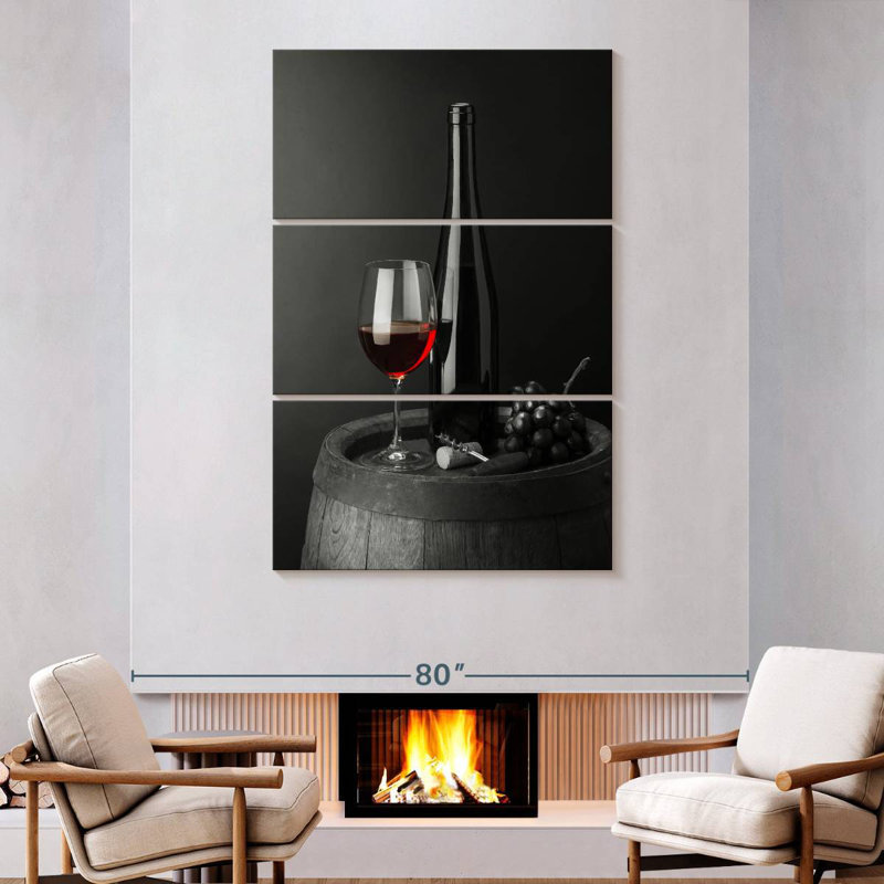 Yarlin Red Wine From Barrel, 74" H x 48" W