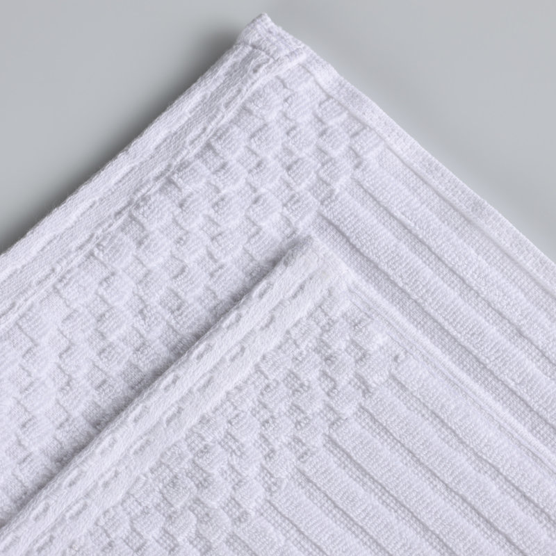 Ensemble de serviettes 12 pièces 100% coton Ruvins, Blanc