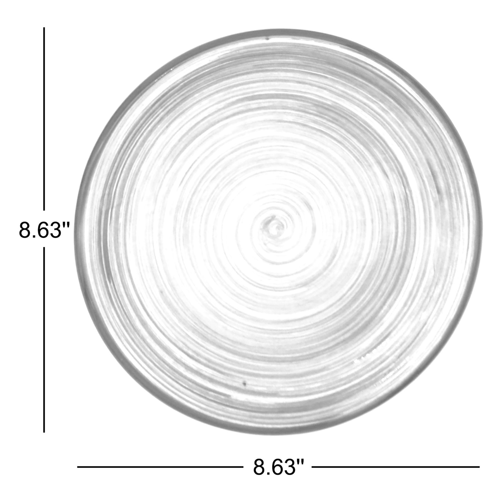 Raia 9" Salad Plate, Multicolor Red