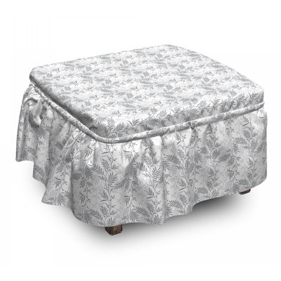 Housse pour repose-pieds romantique de terrain rural