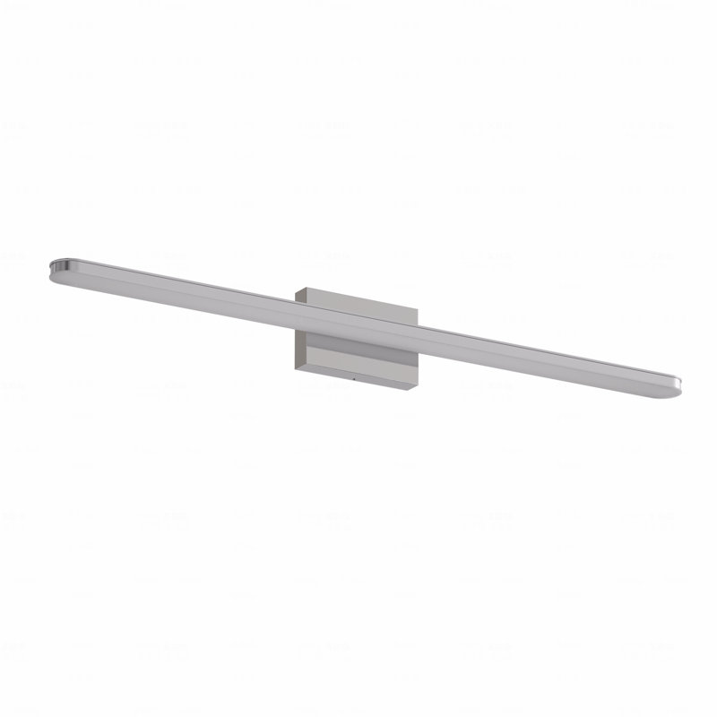 Luminaires de meuble-lavabo de style moderne avec fonction d'éclairage à DEL pour utilisation dans la salle de bain Luminaire de salle à manger de 39 po ou 24 W blanc avec finition chromée