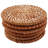 Bamboo Round 6 Piece Coaster Set