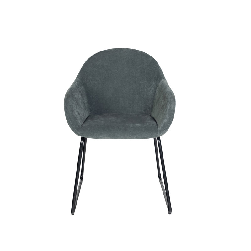 Maryam Upholstered Chair, Bluish Grey