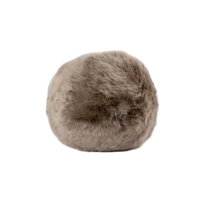Coussin boule en laine de mouton Fiber By Auskin