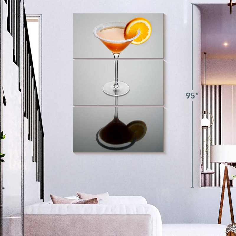 Yarlin Sidecar Cocktail, 74" H x 48" W