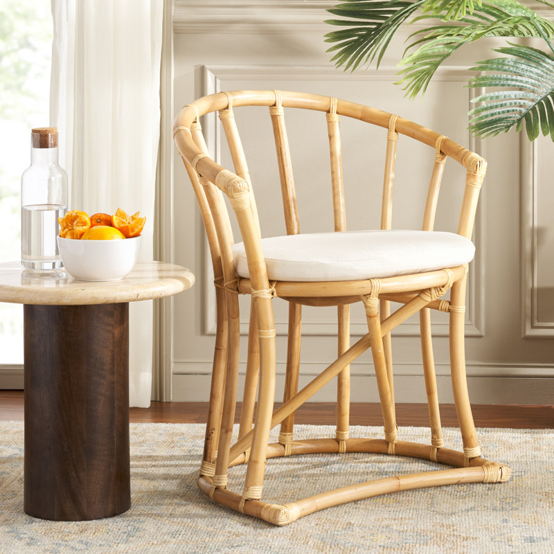 Ferryhill Cotton Upholstered Arm Chair, Natural