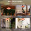 Outsunny Heater 1500W Electric Aluminium Ceiling Hanging Garden Light Lamp
