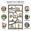 175cm H x 95cm W Iron Etagere Bookcase-1368122677