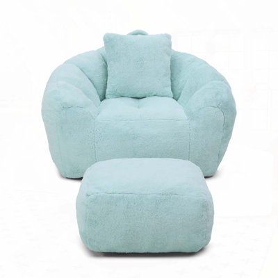 Faux Fur Bean Bag Chair