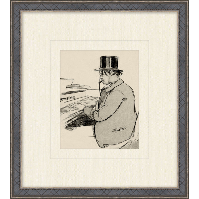 Joueur de piano - reproduction de cadre photo