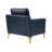 Turner 33.5" Wide Upholstered Square Arm Armchair with Metal Legs-97673794