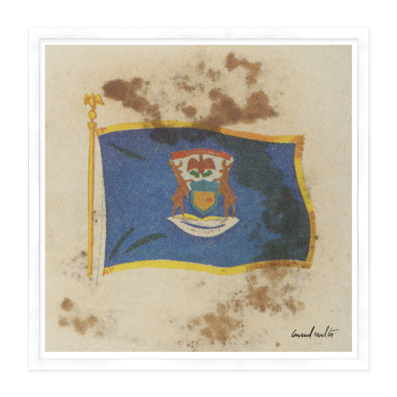 Michigan - reproduction de cadre photo, Blanc