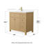Pendry 36" Freestanding Single Bathroom Vanity with Top-1674089209-1651438895-1830697894