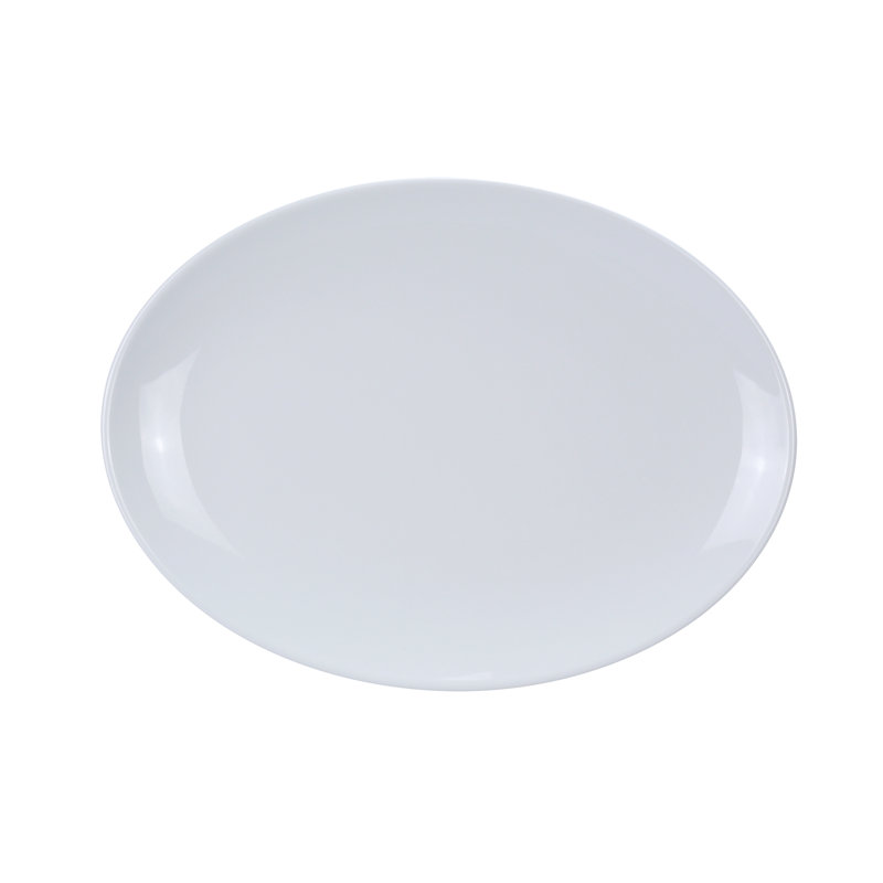Yanco Coupe Pattern Melamine Platter
