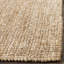 Tapis tissé à la main en jute/sisal naturel/ivoire Alda-25299500
