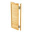 Bûche en bois de pin avec charnières arquées 42 po Saloon Swinging Doors-116484359