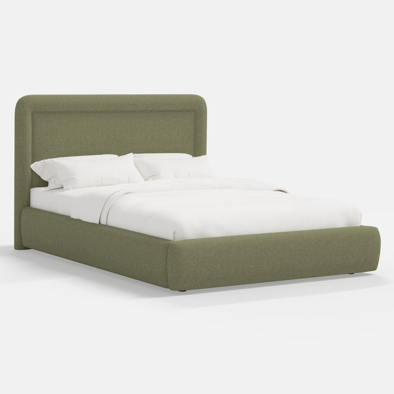 Stoffer Home x Cloth and Co. Marisa Bed, Zuma Laurel Textured Linen, California King
