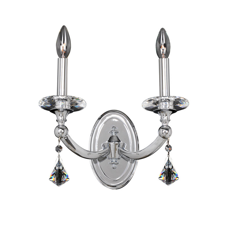 Applique murale Floridia 2 LT chrome / transparent Allegri