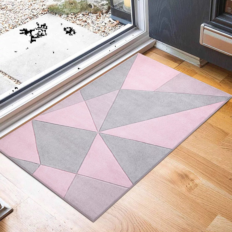 Weslyn Indoor Doormat, Pink