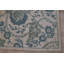 Tapis vert à motif géométrique moderne en laine noué à la main à motif floral vert-929491325