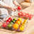 Set Of 3 Stackable Refrigerator Organizer Bins Pull-Out Drawers For Fruit And Veggies Divided Storage Organizer For Fridge Clear Drawer Containers With Handle For Produce Saver, Eggs, Snackc