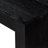 Maven Lane Zeno Organic Wooden Bench In Weathered Black Finish-97291158