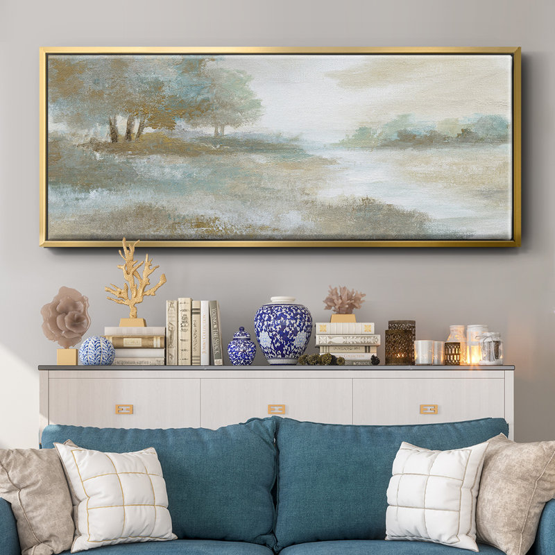 Ethereal Magic- Framed Canvas, 12" H x 30" W