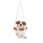 Statue de chiot Jack Russell terrier suspendu