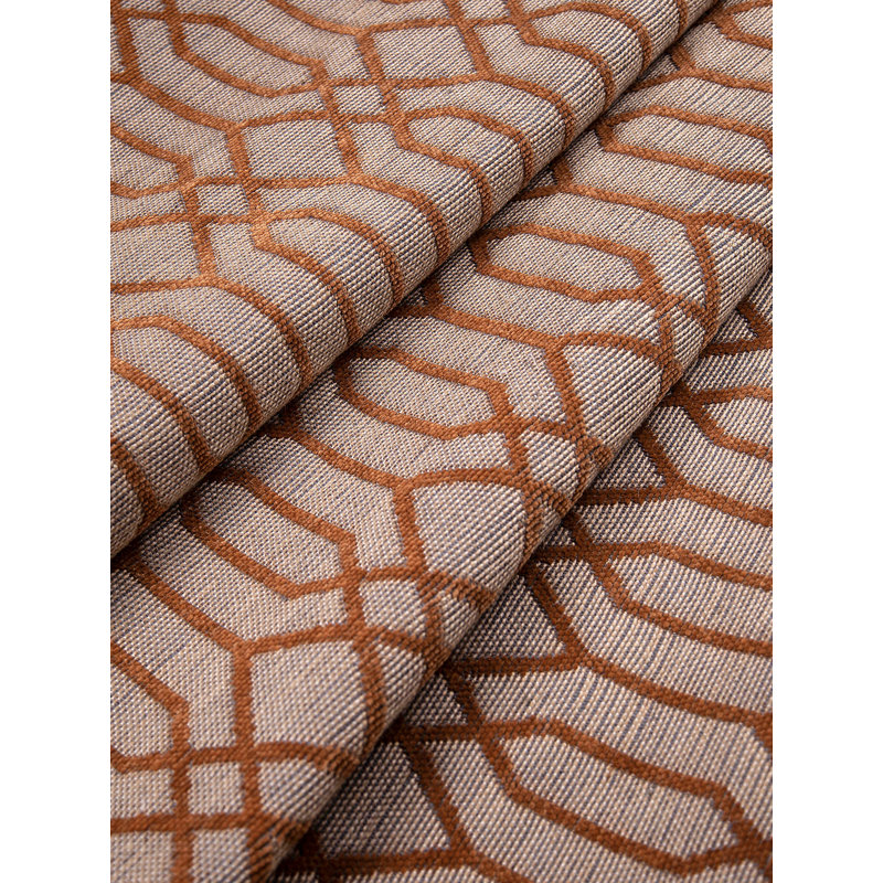 Rambiri Rectangle Geometric Chenille Indoor / Outdoor Area Rug, Rectangle 6'6" x 9'6"