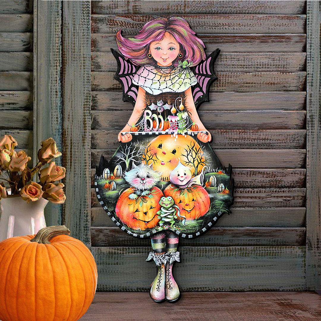 Halloween Wooden Door Hanger The Holiday Aisle®