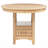 Oval 60" Counter Height Extension Dining Table