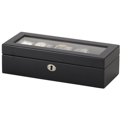 Wood Watch Box + Locking