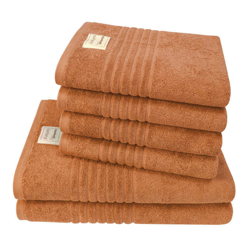 6-tlg. Handtuch Komplettset Dyckhoff Nature BIO, Terra