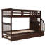 Lit superposé avec lit gigogne pour chambre à coucher, dortoir, adultes-752832896