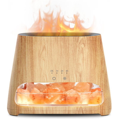 Himalayan Salt Lamp & Ultrasonic Essential Oil Diffuser