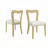 Alaric Mid-Century Modern Rubberwood Dining Chairs-956559176-956559180