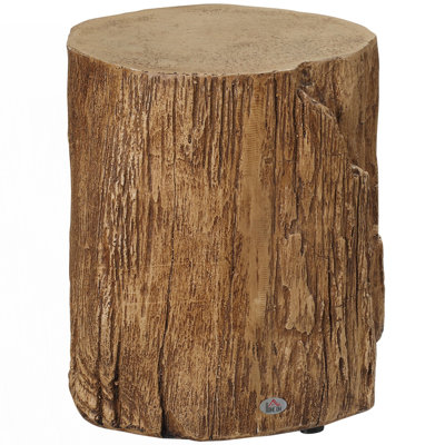Tree Stump Stool, Decorative Side Table, End Table, Accent Table