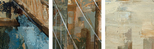 «New York View» par Aniessa, reproduction d'art, H 20 po x l 30 po x P 1,5 po, Toile