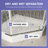 36"D x 36"W x 72"H Frameless Neo-angle Shower Door 1/4" Clear Tempered Glass with Safety Film Chrome Hardware-129392708-118323059