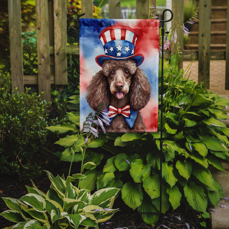 Drapeau patriotique du jardin américain, Caniche