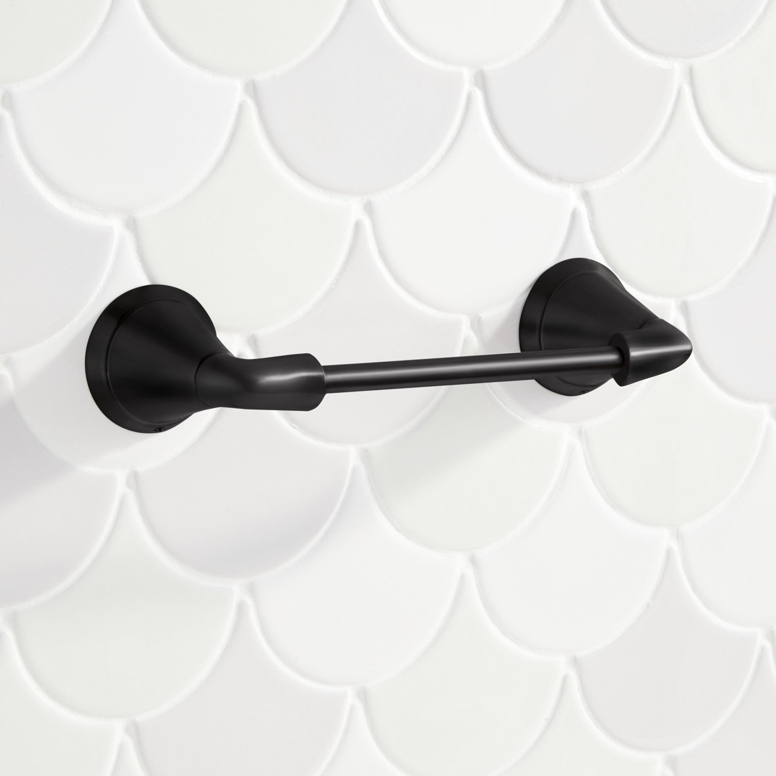 Provincetown Wall Mount Toilet Paper Holder, Matte Black