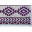 Tapis mauve / ivoire à motif géométrique Shirehampton-26309429