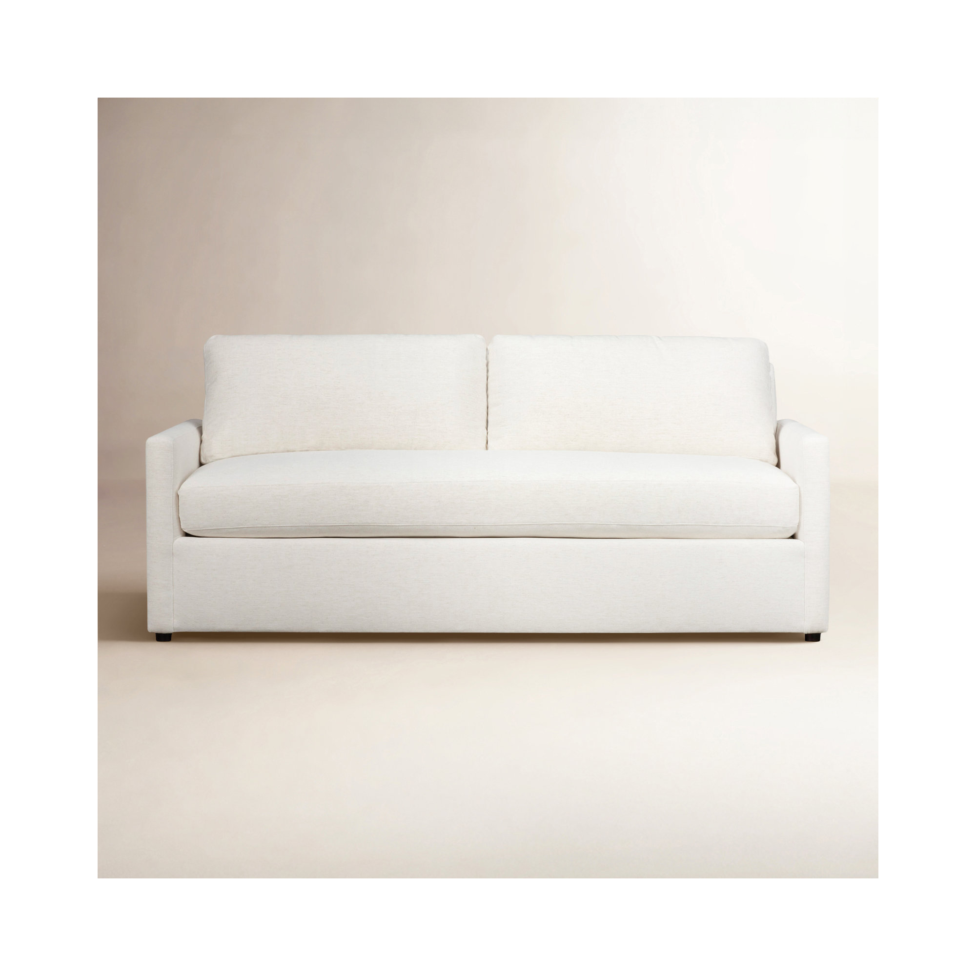 Damari 84" Upholstered Queen Sleeper Sofa, John Flour Performance Linen Blend