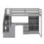 Lit mezzanine simple avec bureau-422621750