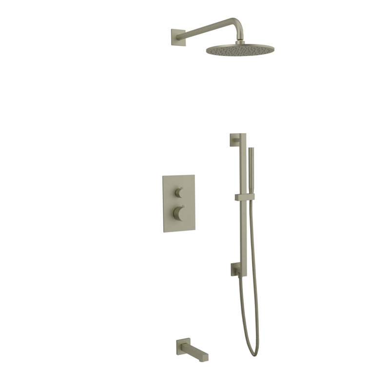 Système de douche complet Otella, Nickel brossé